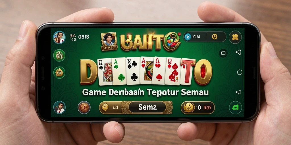 Screenshot gameplay DUBAITOTO menampilkan momen seru bermain domino.
