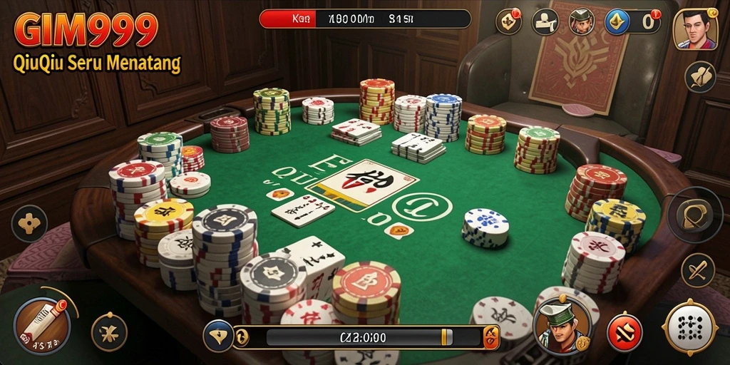 Screenshot gameplay QiuQiu GIM999 yang menarik dan seru.