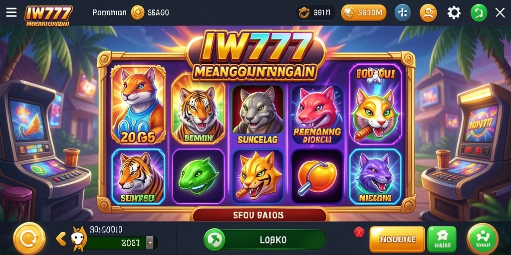 Tampilan menarik dari gameplay Slot IW777 yang mengasyikkan.