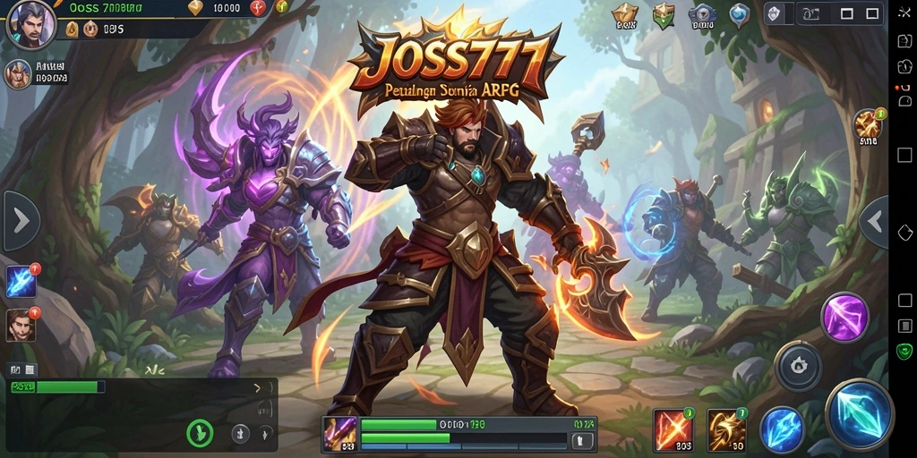Gameplay mendebarkan dan aksi cepat dalam JOSS777.
