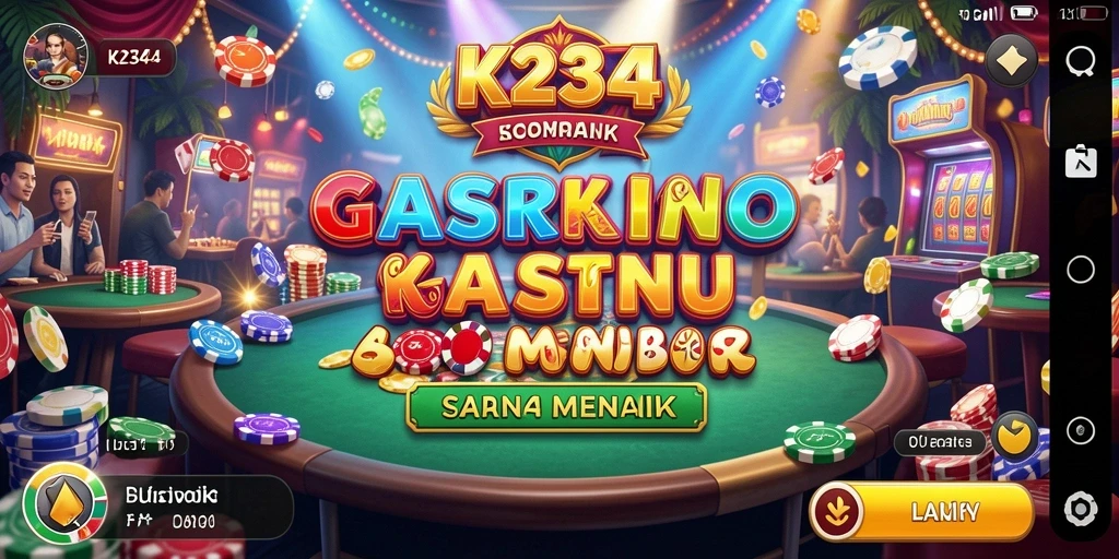 Tampilan gameplay K234 yang seru dan menarik dalam permainan Kasino.