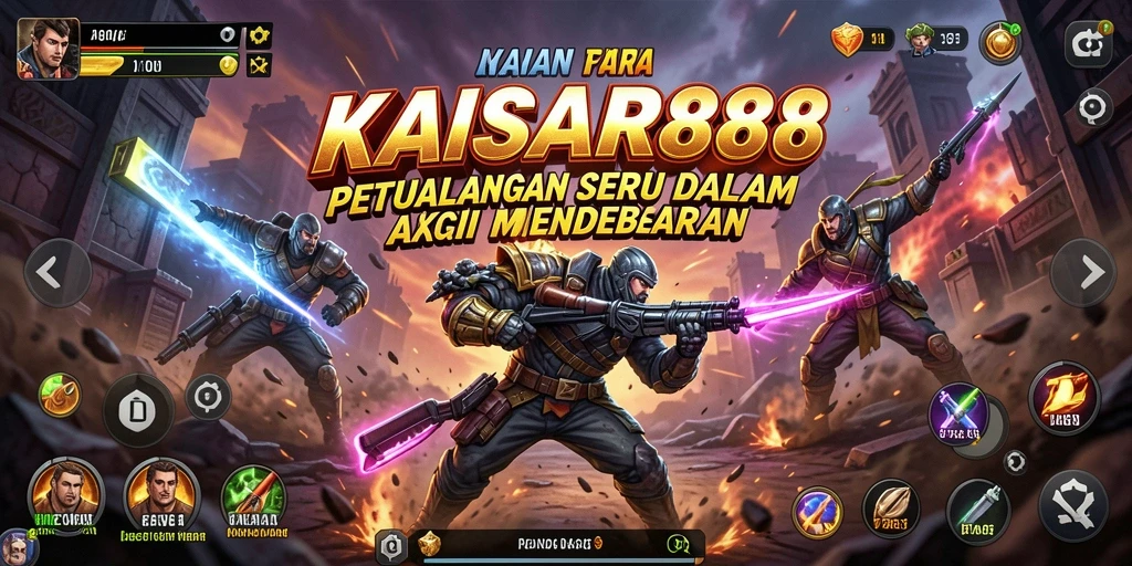Screenshot KAISAR888 menampilkan aksi seru dalam pertempuran.