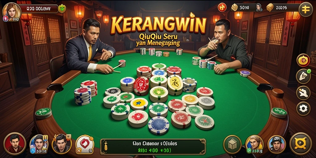 Tampilan gameplay KERANGWIN yang menarik dan penuh strategi.