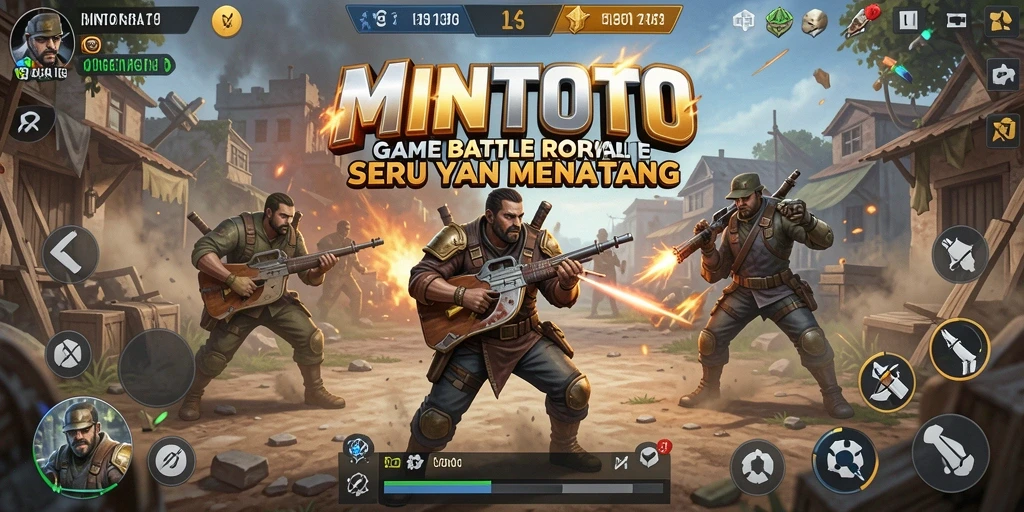 Gameplay seru MINTOTO dalam pertempuran Battle Royale.