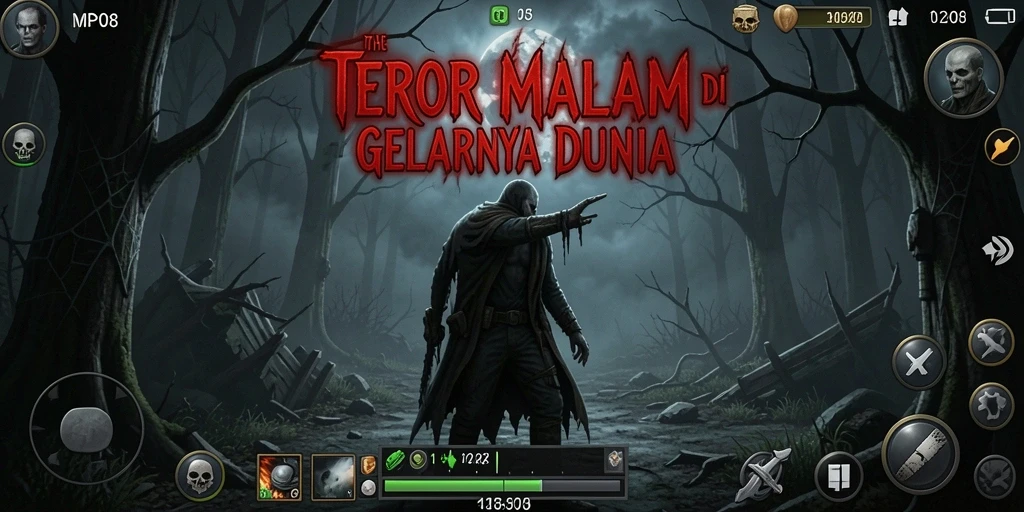 Gameplay menegangkan MPO08 dengan suasana Horror yang mencekam.