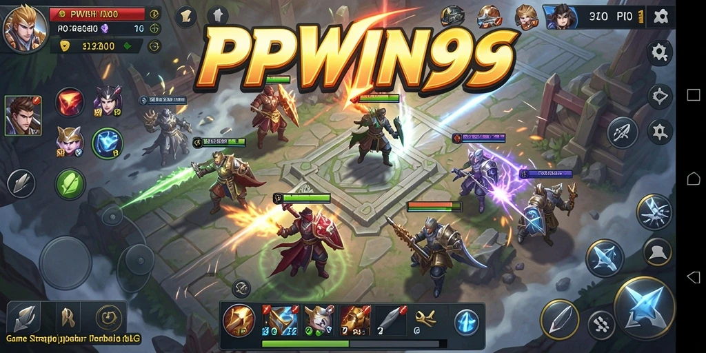 Screenshot PPWIN99 memperlihatkan aksi strategis dalam gameplay.