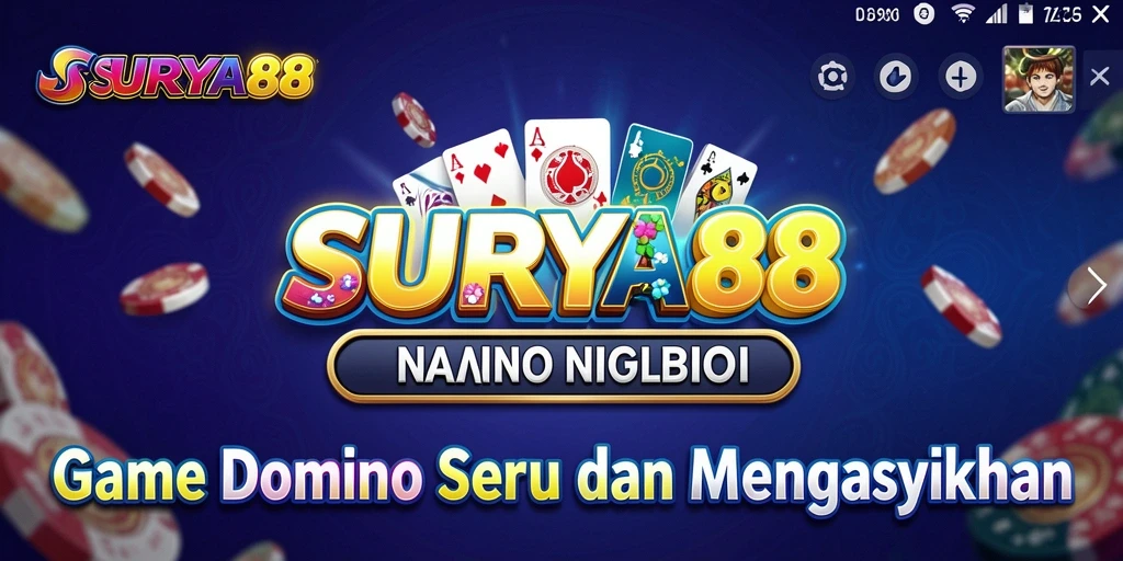Tampilan gameplay domino yang menarik dan interaktif.