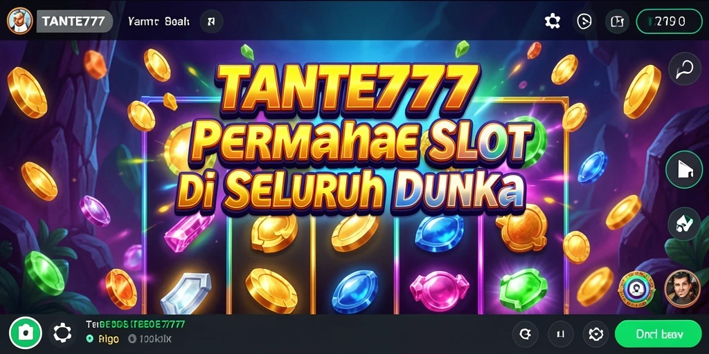 Tampilan menarik dari gameplay Slot TANTE777 yang penuh warna.