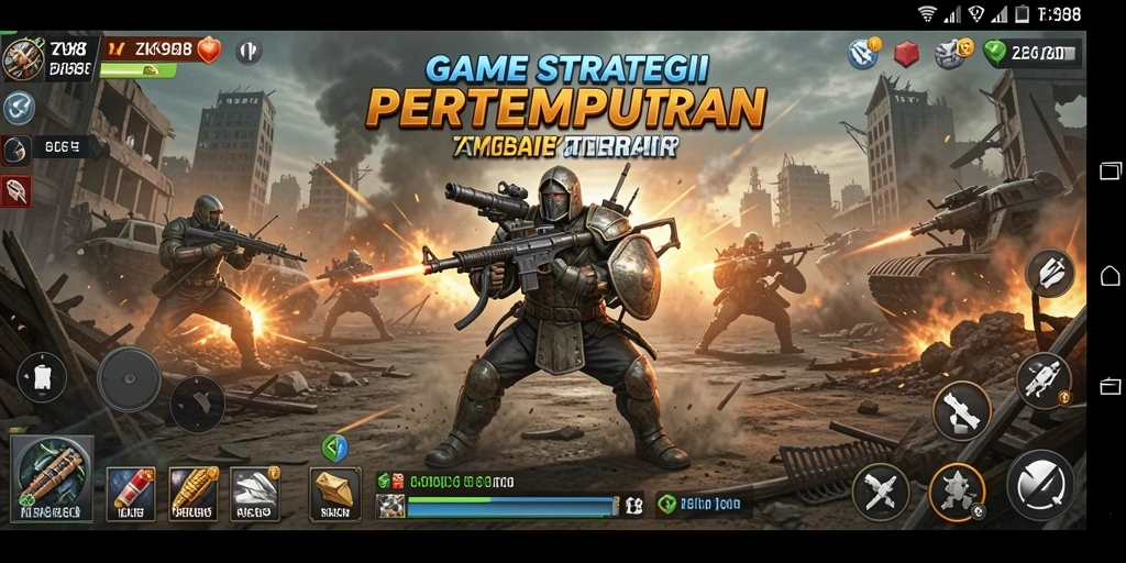 Tangkapan layar ZK988 menunjukkan aksi pertempuran strategis yang mendebarkan.
